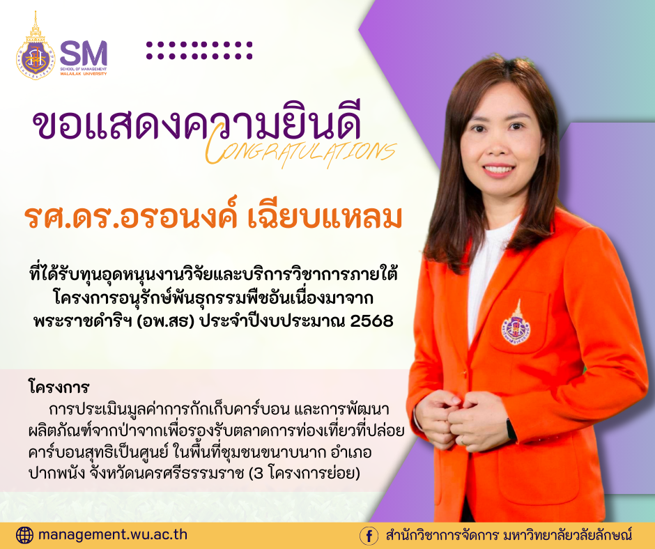 สำนักวิชาการจัดการ มหาวิทยาลัยวลัยลักษณ์,WalailakUniversity, SM,Schoolofmanagement,ผลิตบัณฑิตที่มีคุณภาพให้เป็นคนดีและคนเก่ง,มีความรู้และความเชี่ยวชาญในการปฎิบัติ,SMWU,